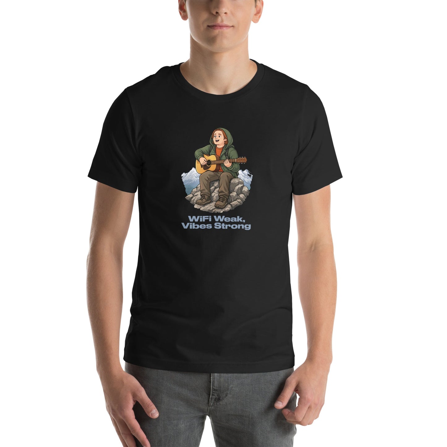 Lewis Capaldi WiFi Weak T-Shirt - Unisex Funny Quotes with Strong Vibes alcyone213k