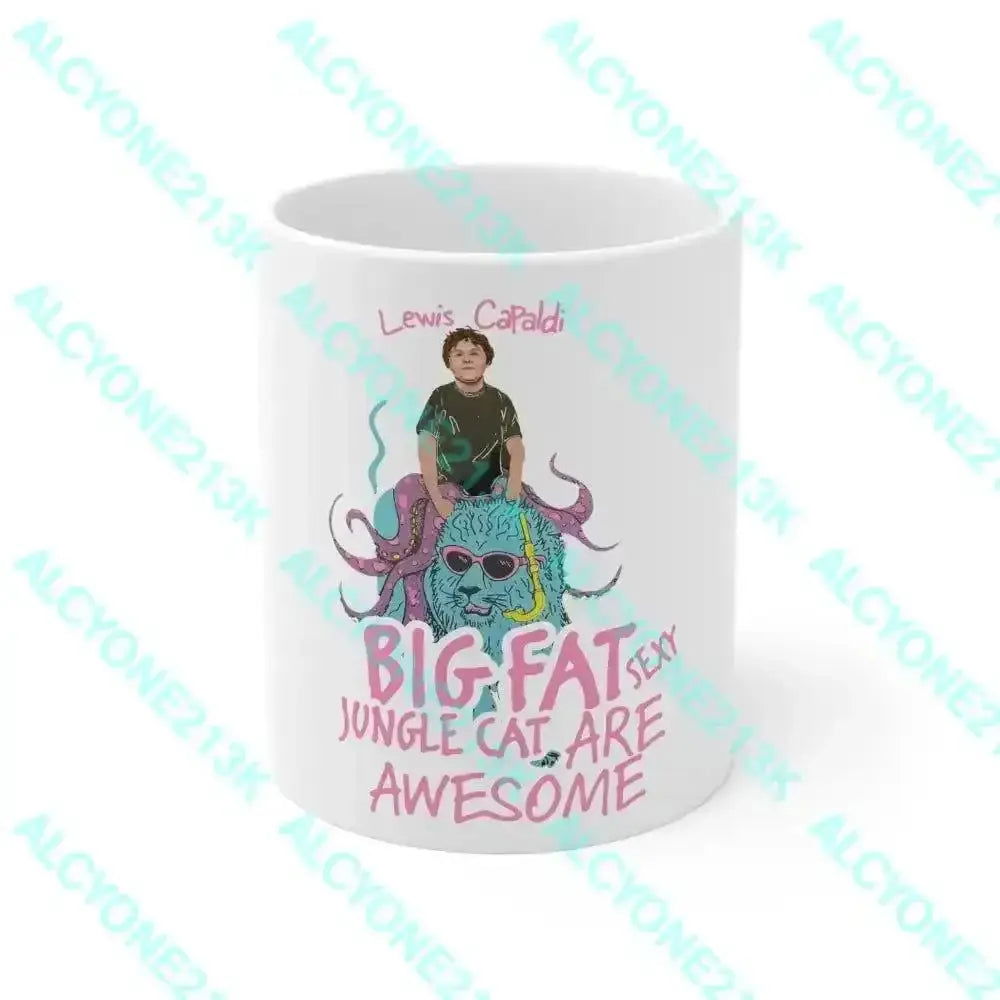 Lewis Capaldi 11oz White Mug - Music Fan Gift - Alcyone213k - 