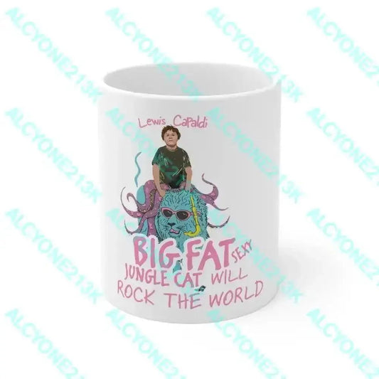 Lewis Capaldi 11oz White Mug - Perfect Music Lover Gift - Alcyone213k - 