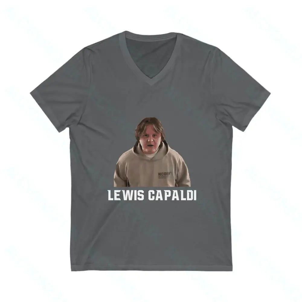 Lewis Capaldi Unisex Jersey Short Sleeve V-Neck Tee - Alcyone213k - 