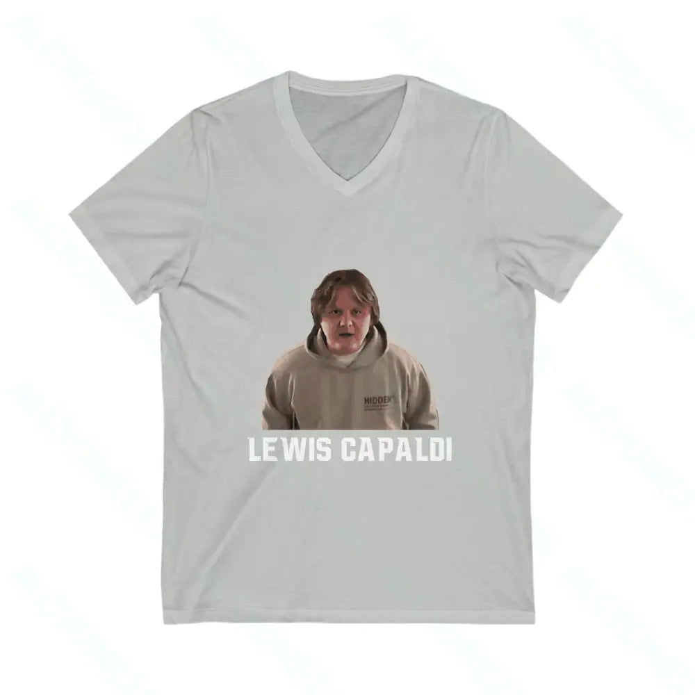 Lewis Capaldi Unisex Jersey Short Sleeve V-Neck Tee - Alcyone213k - 