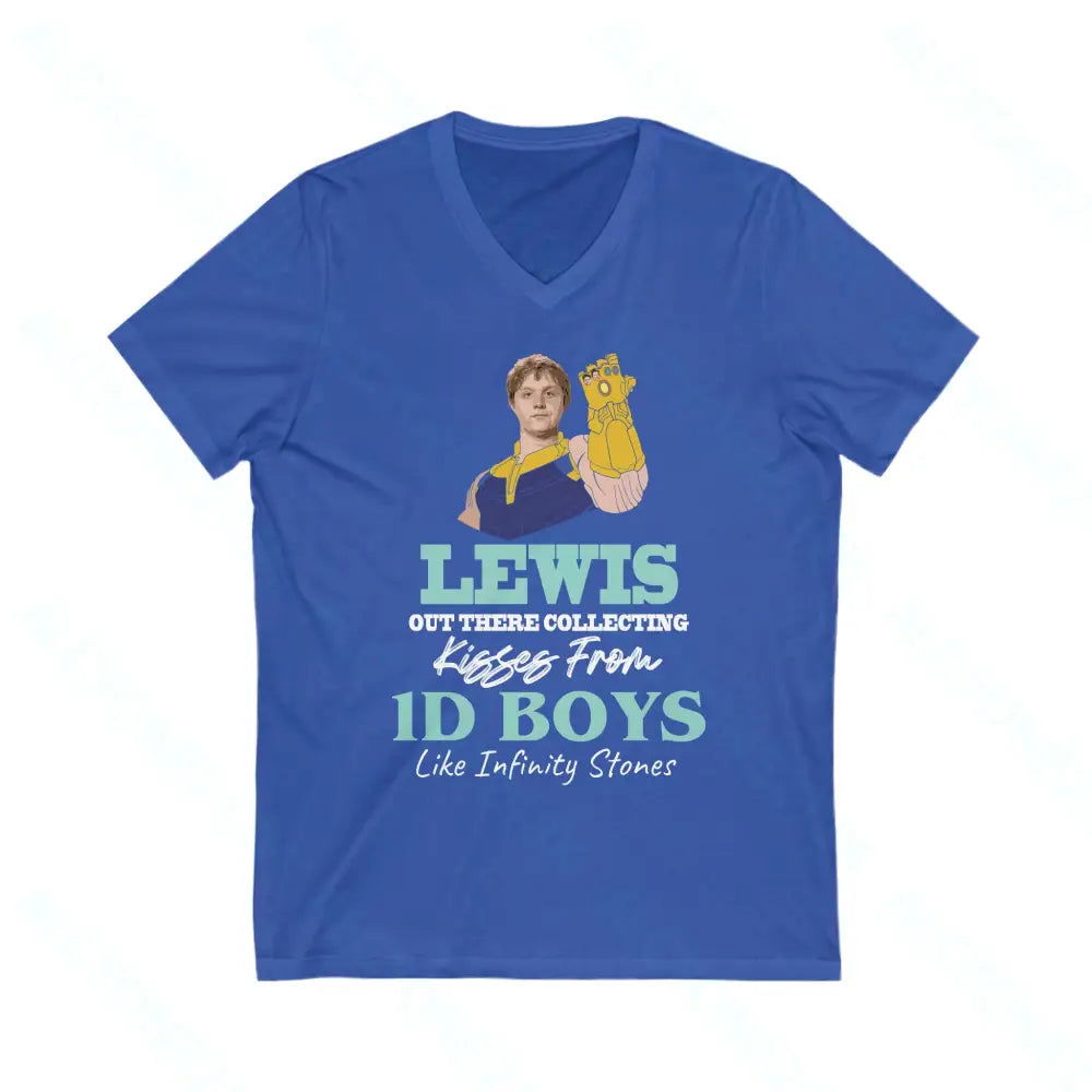 Lewis Capaldi Unisex Jersey Short Sleeve V-Neck Tee - Alcyone213k - 