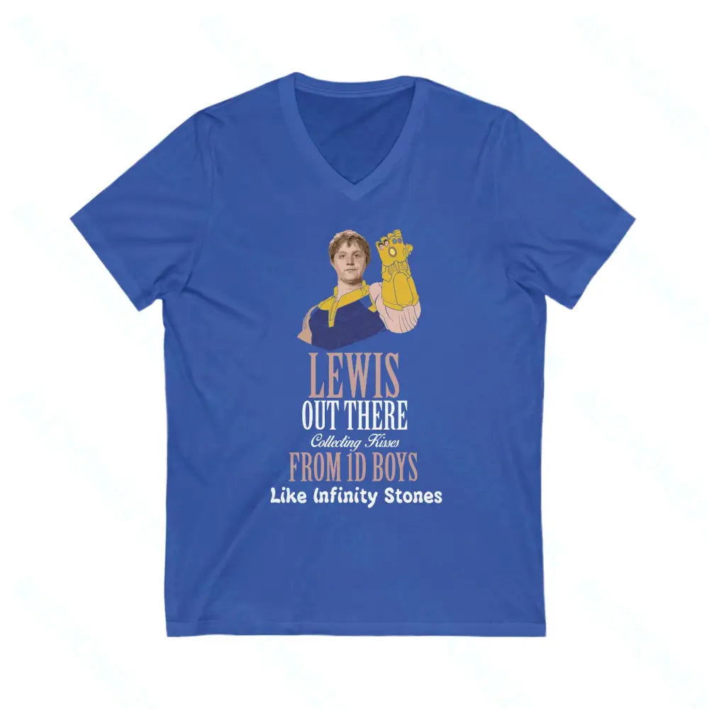 Lewis Capaldi Unisex Jersey Short Sleeve V-Neck Tee - Alcyone213k - 