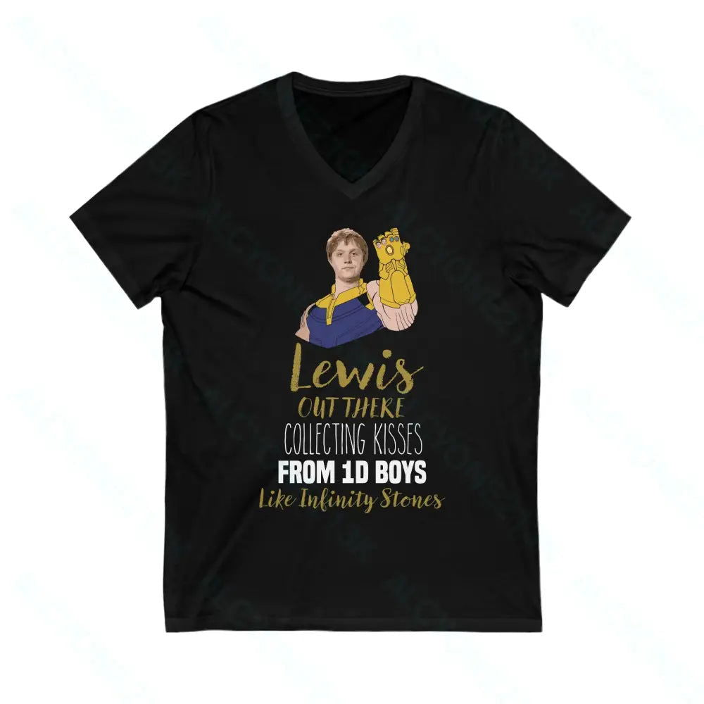 Lewis Capaldi Unisex Jersey Short Sleeve V-Neck Tee - Alcyone213k - 