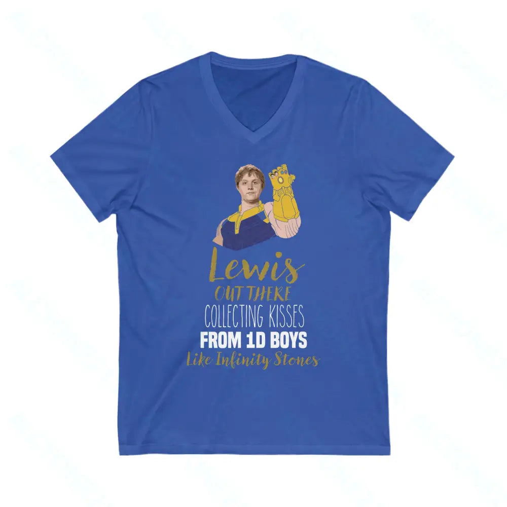 Lewis Capaldi Unisex Jersey Short Sleeve V-Neck Tee - Alcyone213k - 