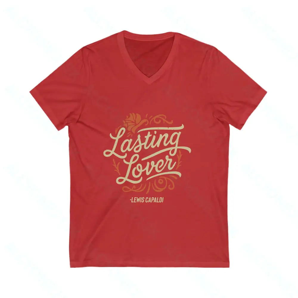 Lewis Capaldi Unisex Jersey Short Sleeve V-Neck Tee - Alcyone213k - 