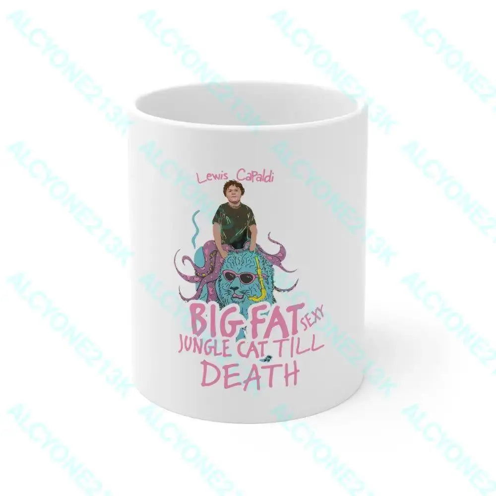 Lewis Capaldi White Mug - 11oz  Official Merchandise - Alcyone213k - 