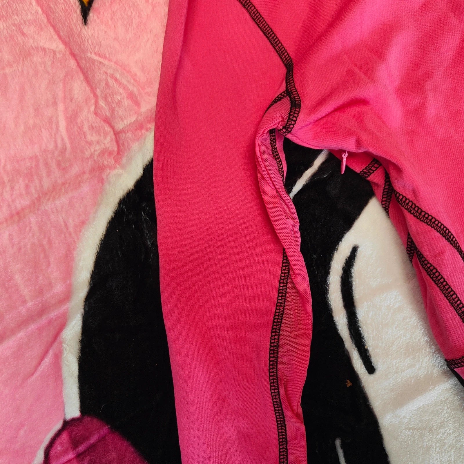 Manière De Voir Pink Zip Bodycon Mini Dress Size 8 Cut Out Belted Stretch alcyone213k