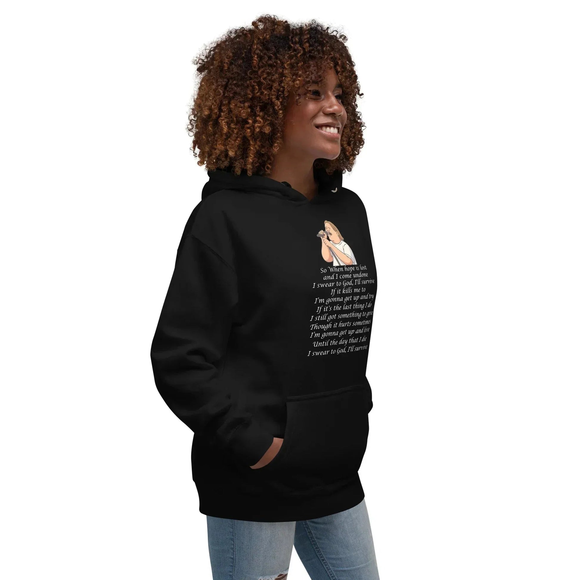 Survive by Lewis Capaldi Lyrics Unisex Hoodie | Alcyone213k alcyone213k