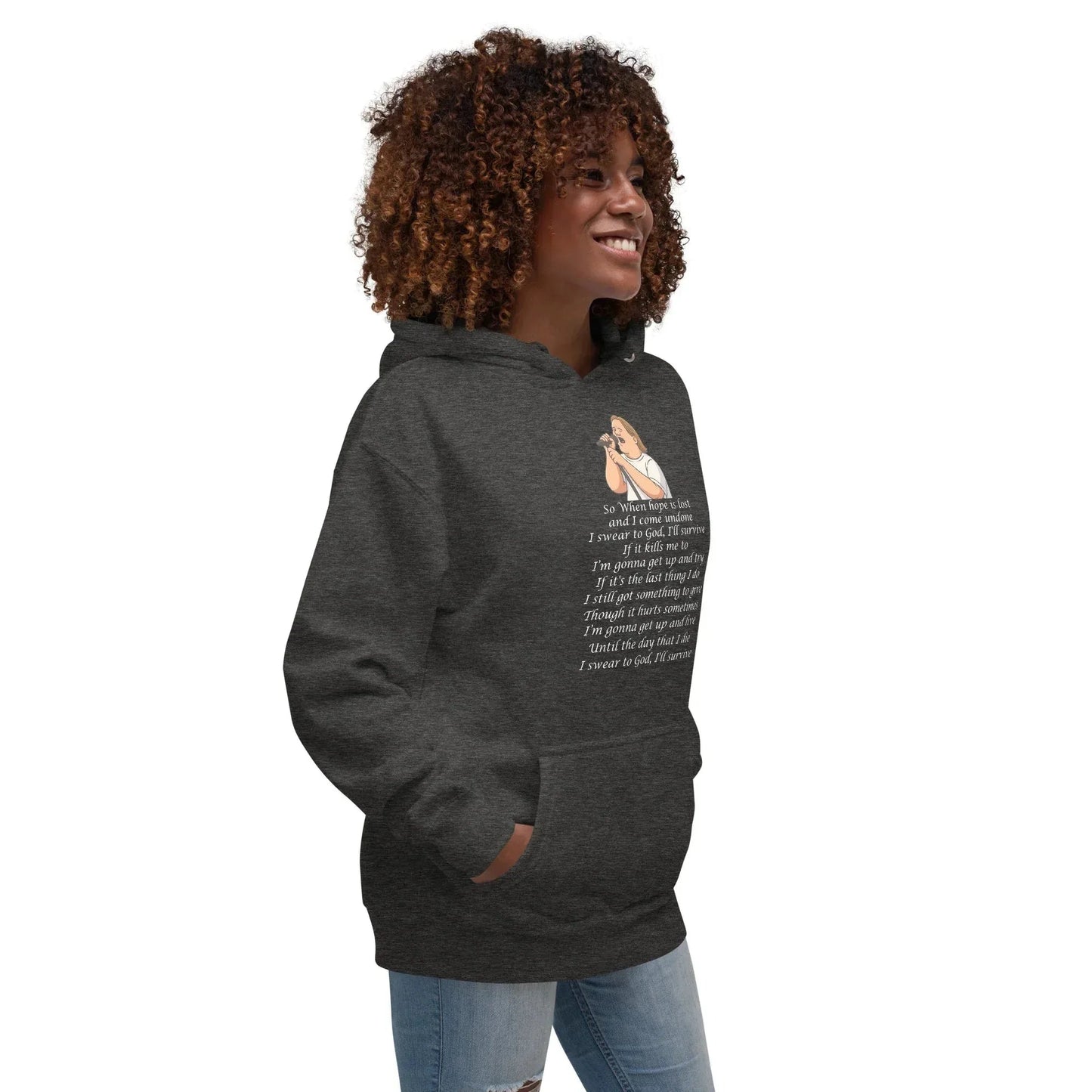 Survive by Lewis Capaldi Lyrics Unisex Hoodie | Alcyone213k alcyone213k