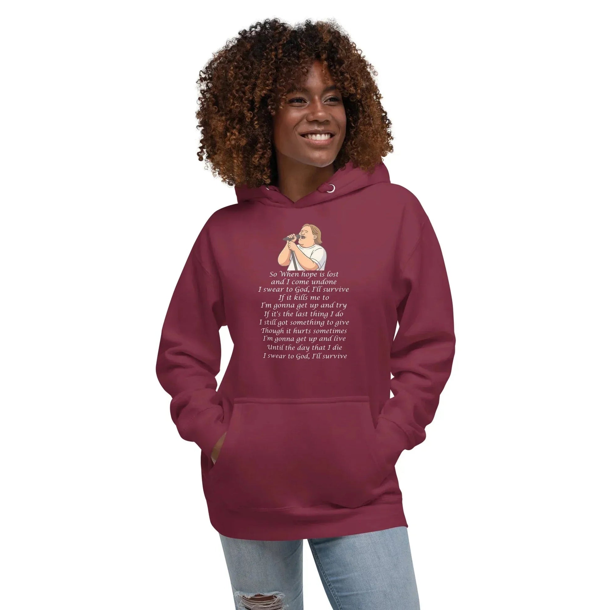 Survive by Lewis Capaldi Lyrics Unisex Hoodie | Alcyone213k alcyone213k