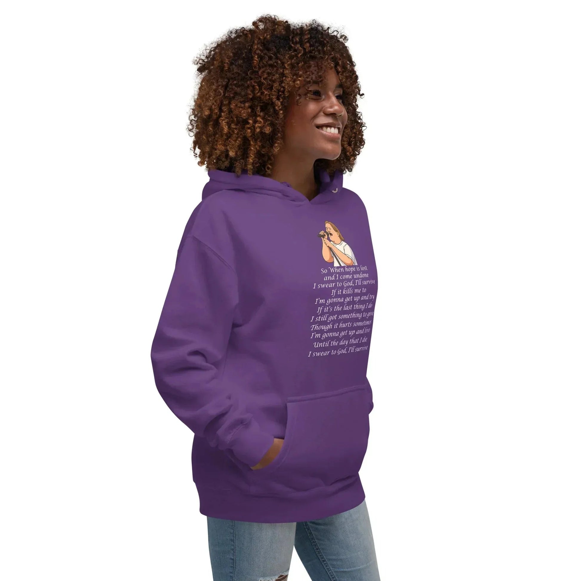 Survive by Lewis Capaldi Lyrics Unisex Hoodie | Alcyone213k alcyone213k