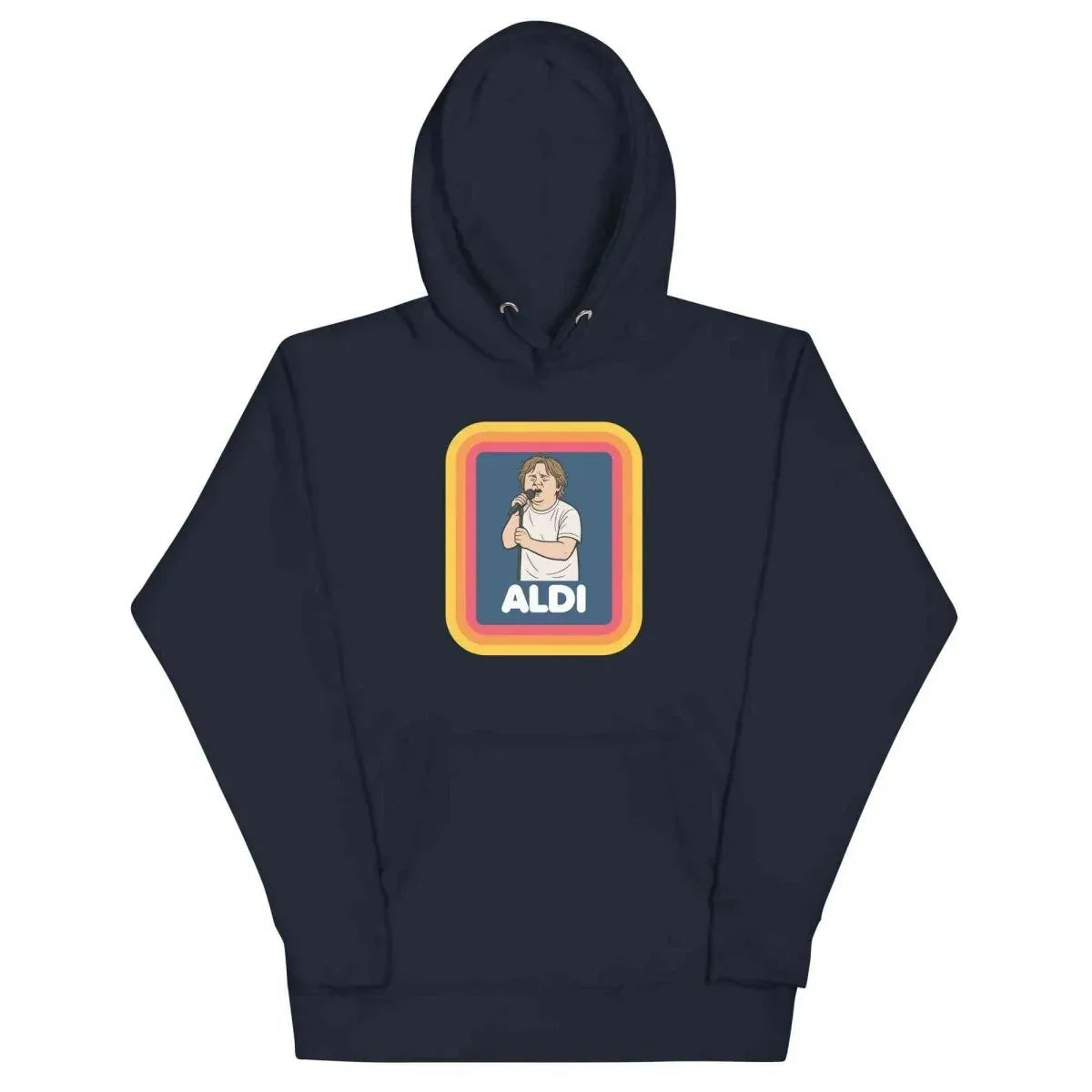 Unique Lewis Capaldi Hoodie - Eco-Friendly Unisex Cotton Blend Sweatshirt for Fans - Capaldi on a Aldi alcyone213k