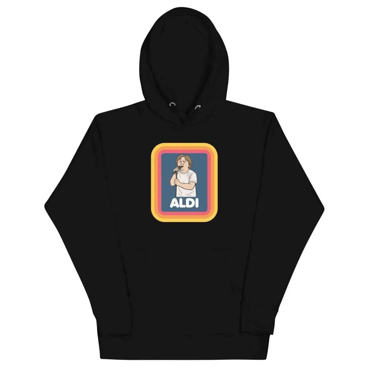 Unique Lewis Capaldi Hoodie - Eco-Friendly Unisex Cotton Blend Sweatshirt for Fans - Capaldi on a Aldi alcyone213k