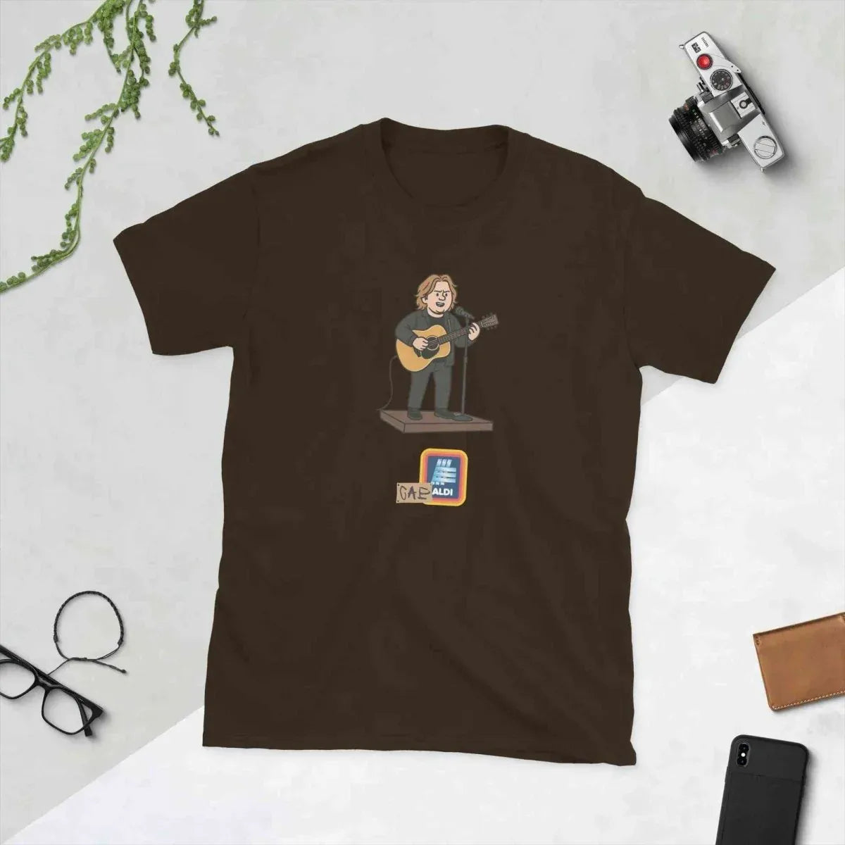 Unique Lewis Capaldi Unisex Cotton T-Shirt – Short-Sleeve Graphic Tee for Fans - Capaldi on a Aldi alcyone213k