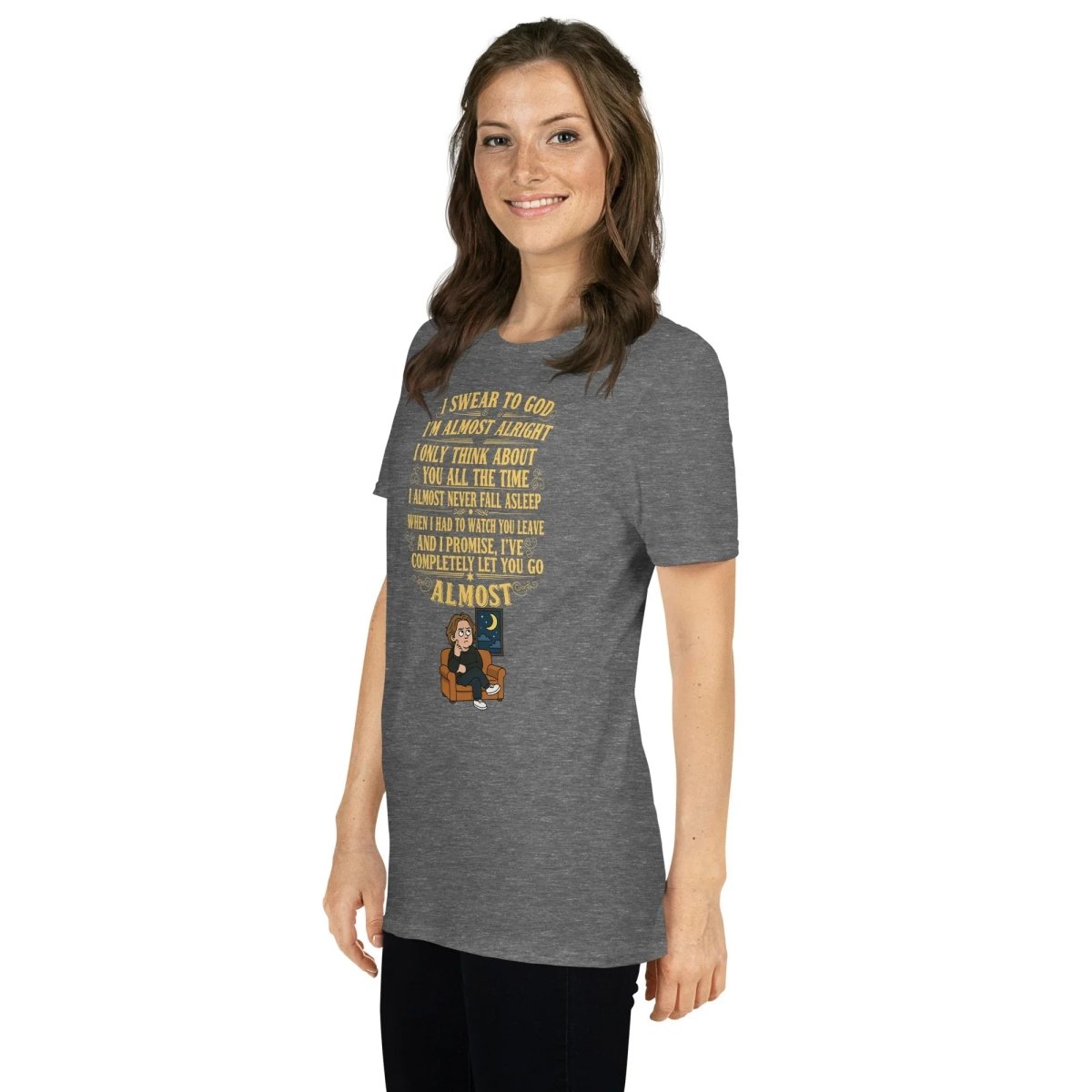 Lewis Capaldi "Almost Lyrics" Unisex Eco-Friendly T-Shirt T-shirt Alcyone213k