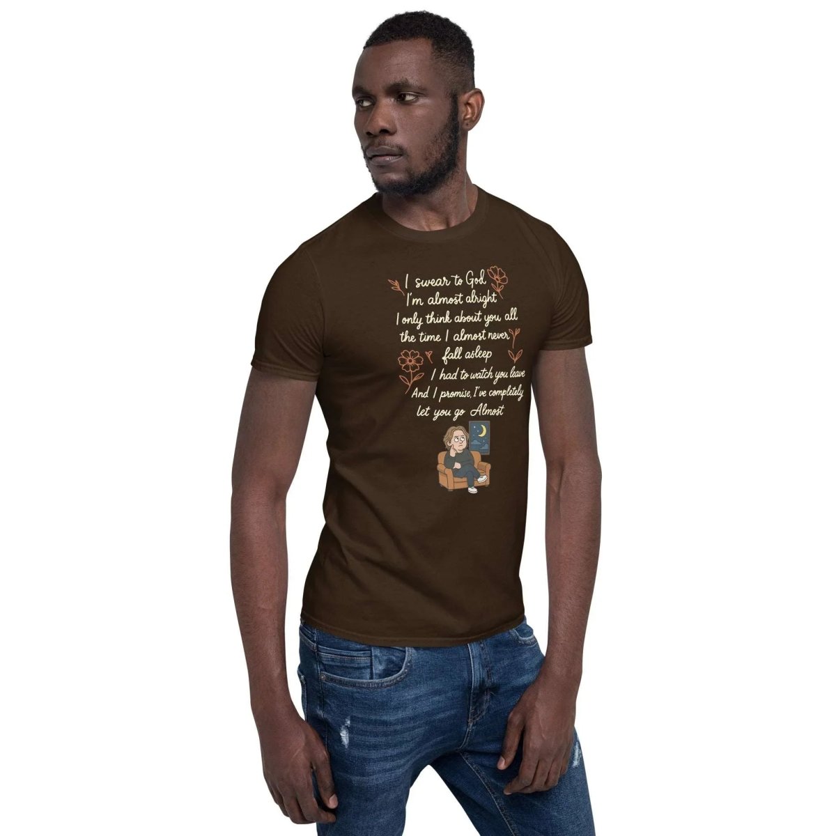 Lewis Capaldi Lyrics Shirt - Almost Lyrics Organic Cotton Unisex Tee for Fans T-shirt Alcyone213k