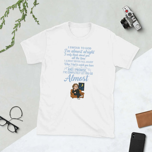 Lewis Capaldi "Almost" Lyrics T-Shirt | 100% Cotton Unisex Tee T-shirt Alcyone213k