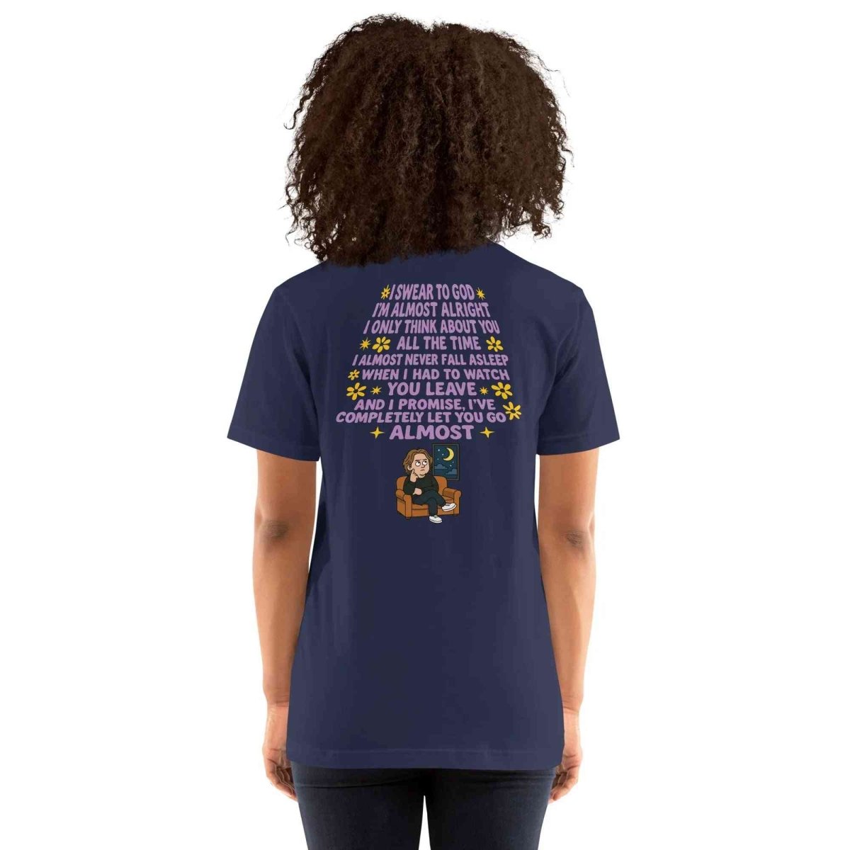 Lewis Capaldi "Almost" Lyrics T-Shirt | Organic Cotton Unisex Tee Alcyone213k