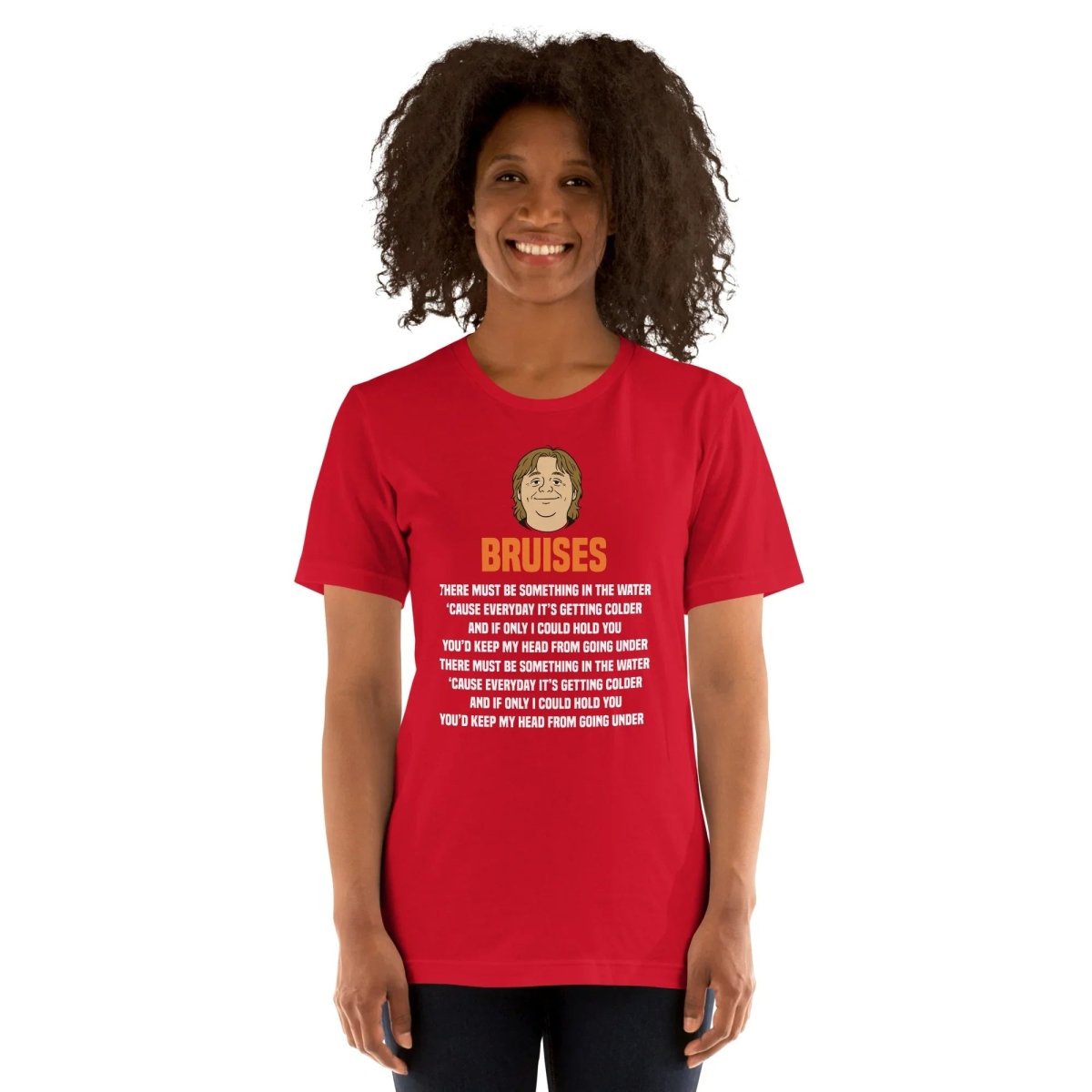 Lewis Capaldi Bruises T-Shirt | Unisex Fan Apparel with Lyrics Alcyone213k