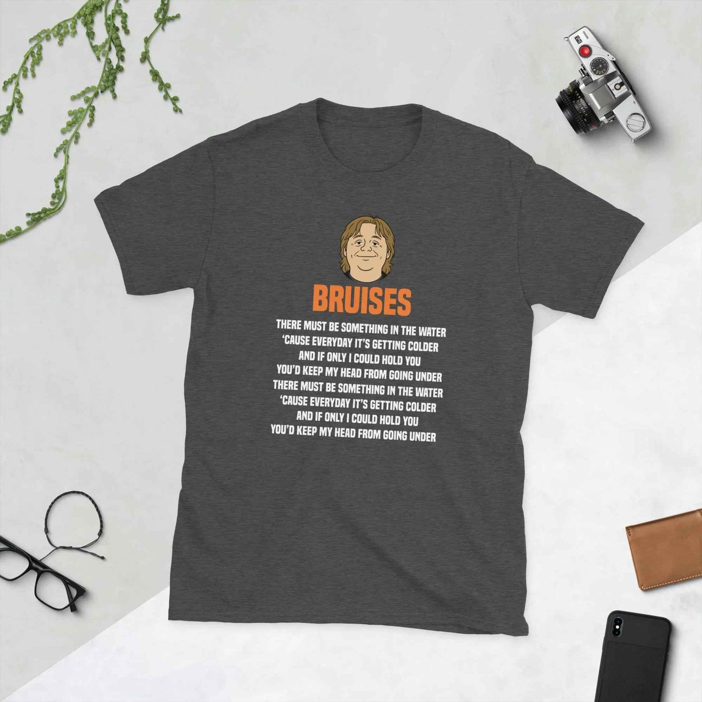 Lewis Capaldi Bruises T-Shirt | Unisex Cotton Tee with Iconic Lyrics T-shirt Alcyone213k
