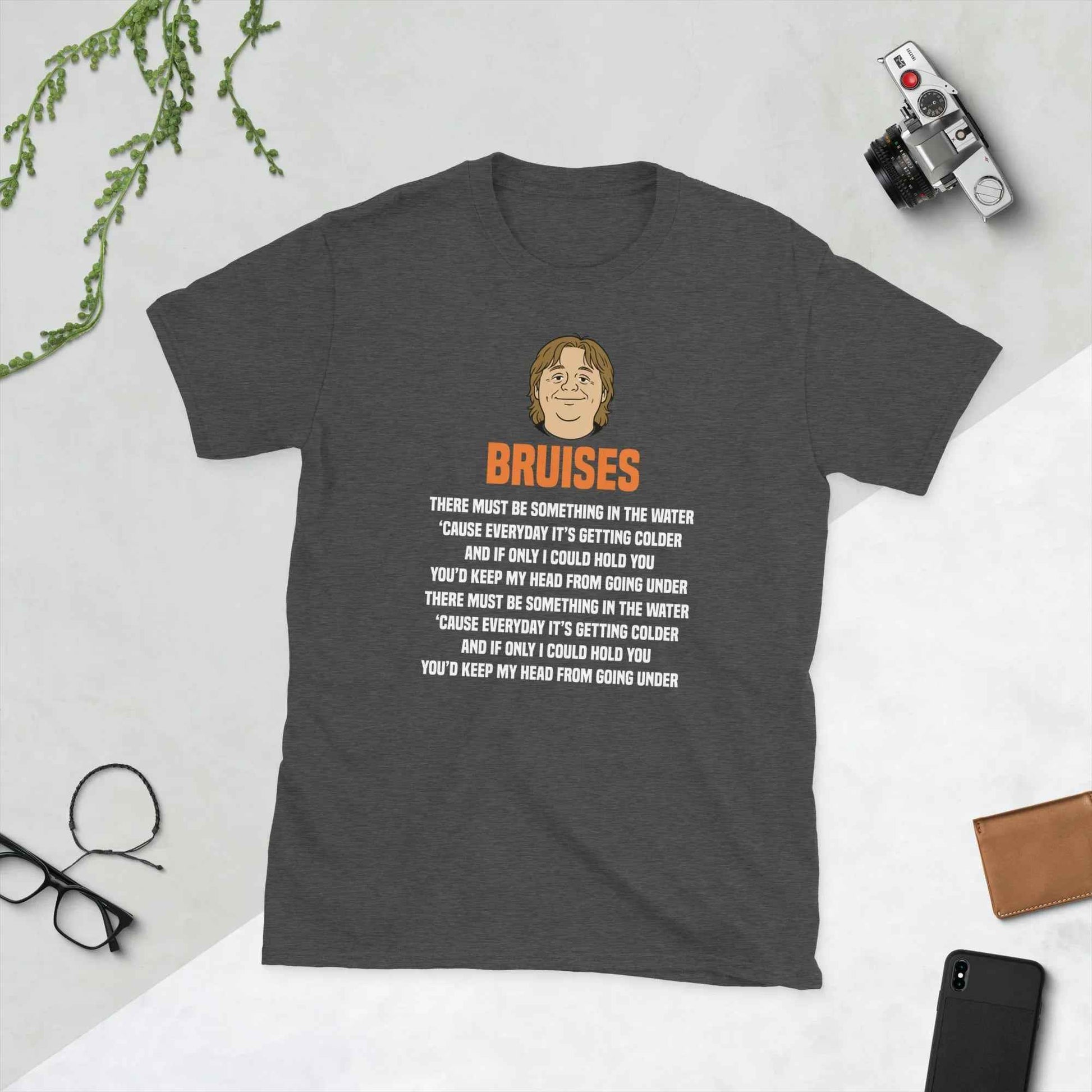 Lewis Capaldi Bruises T-Shirt | Unisex Cotton Tee with Iconic Lyrics T-shirt Alcyone213k