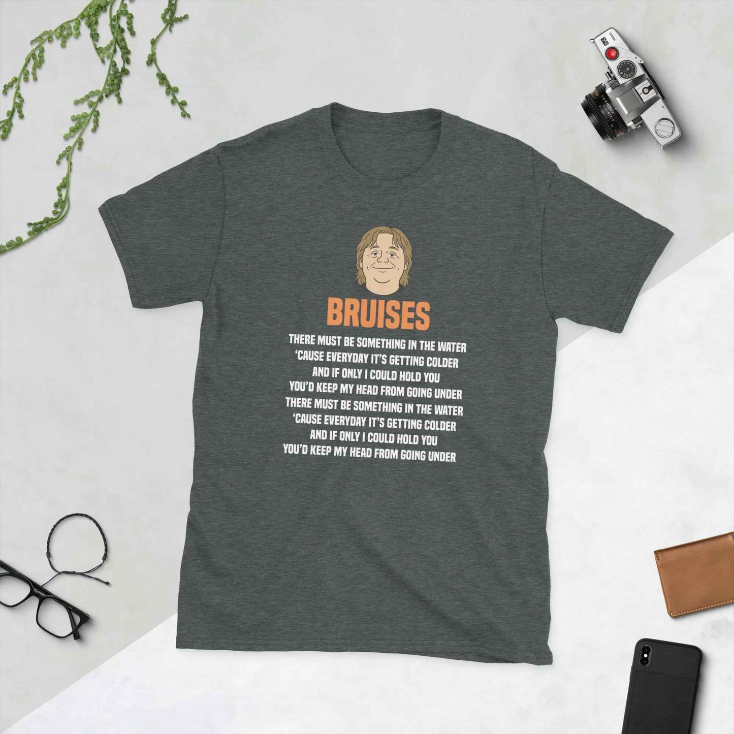Lewis Capaldi Bruises T-Shirt | Unisex Cotton Tee with Iconic Lyrics T-shirt Alcyone213k