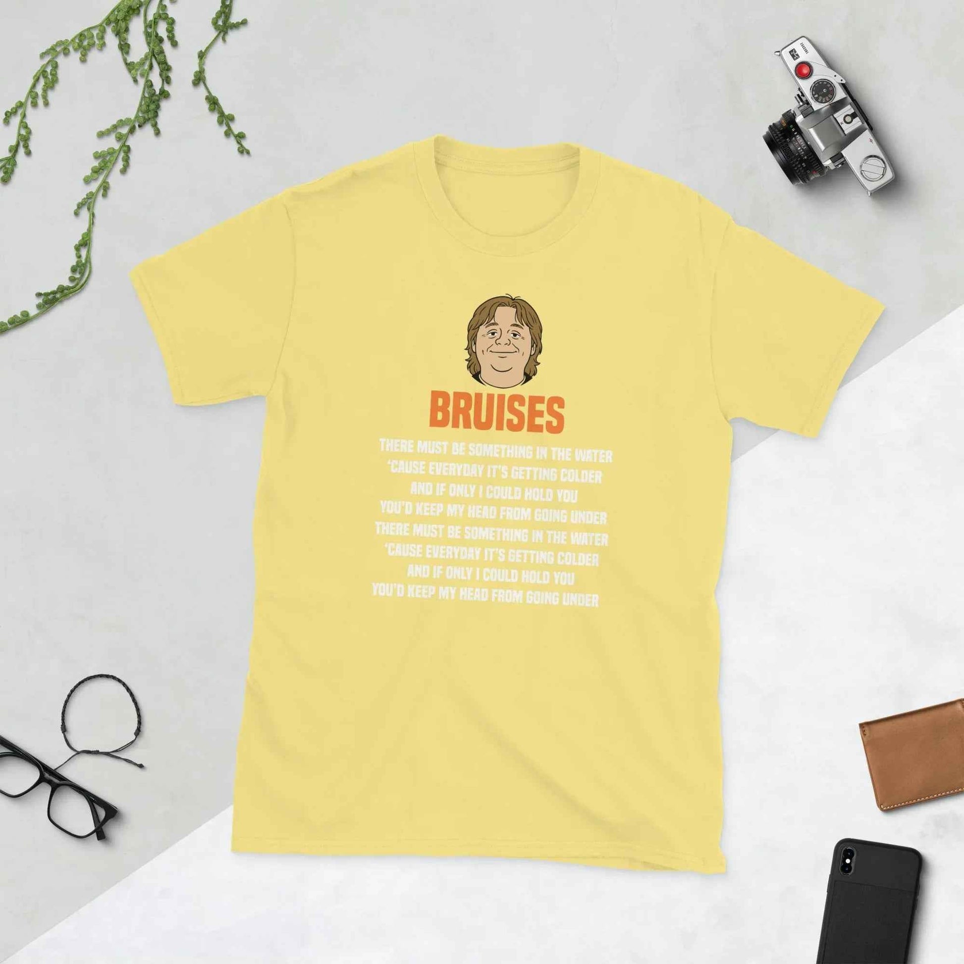 Lewis Capaldi Bruises T-Shirt | Unisex Cotton Tee with Iconic Lyrics T-shirt Alcyone213k