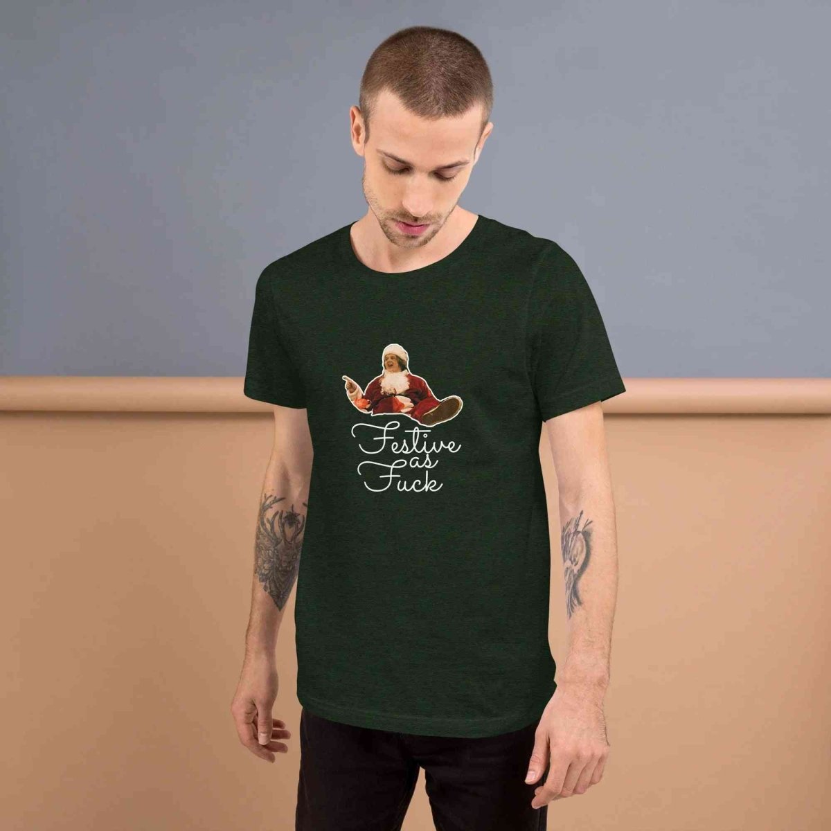 Lewis Capaldi "Festive As Fuck" Christmas T-Shirt | Unisex Cotton Tee Alcyone213k