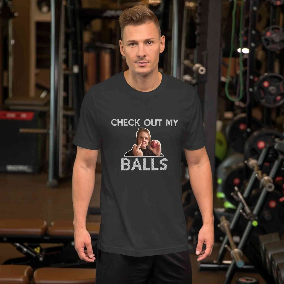 Lewis Capaldi Christmas T-Shirt | Unisex "Check Out My Balls" Graphic Tee Alcyone213k