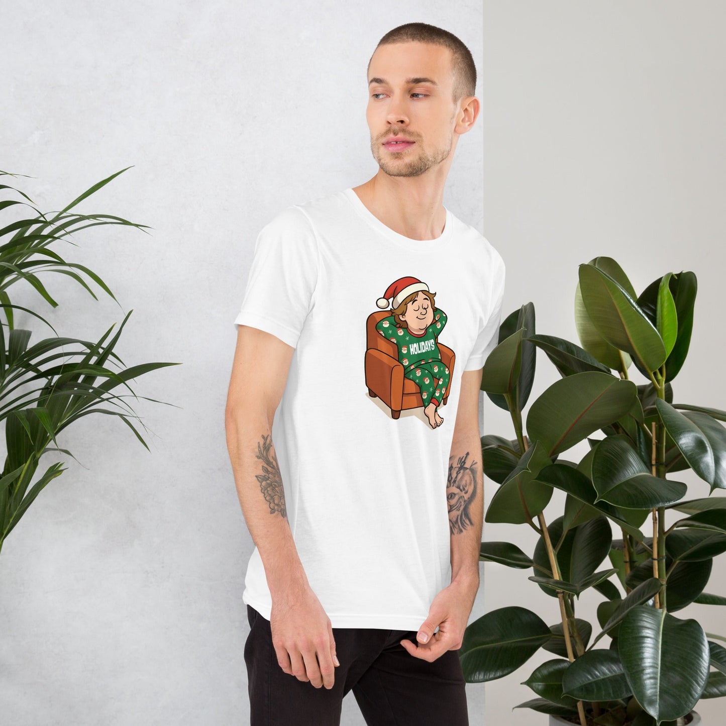 Lewis Capaldi Organic Cotton Christmas T-Shirt | Unisex Festive Apparel Alcyone213k