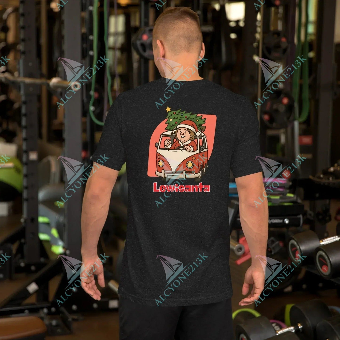T-shirt Alcyone213k Lewis Capaldi Christmas T-Shirt | Unisex Holiday Graphic Tee