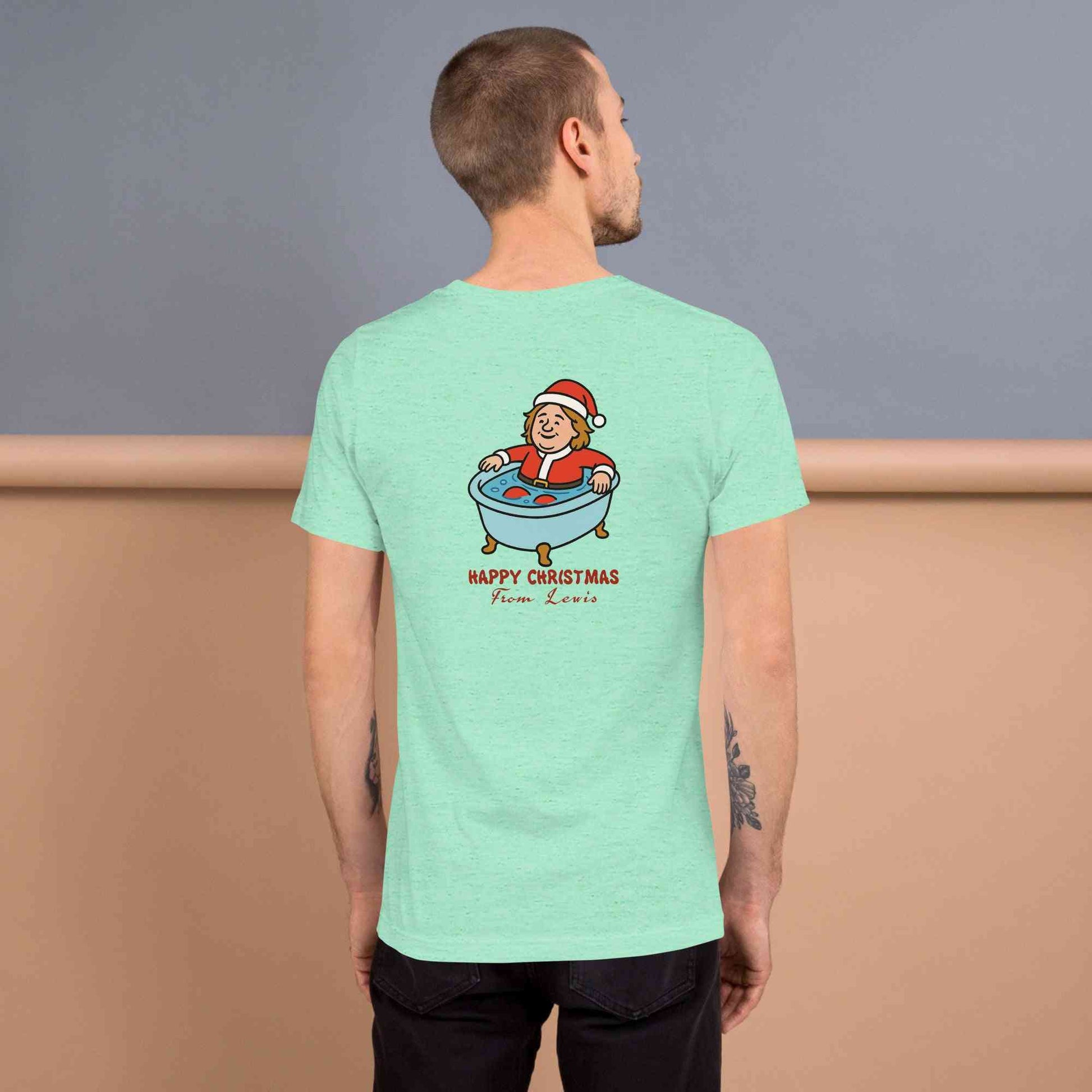 Lewis Capaldi Christmas T-Shirt - Unisex Eco-Friendly Festive Graphic Tee Alcyone213k