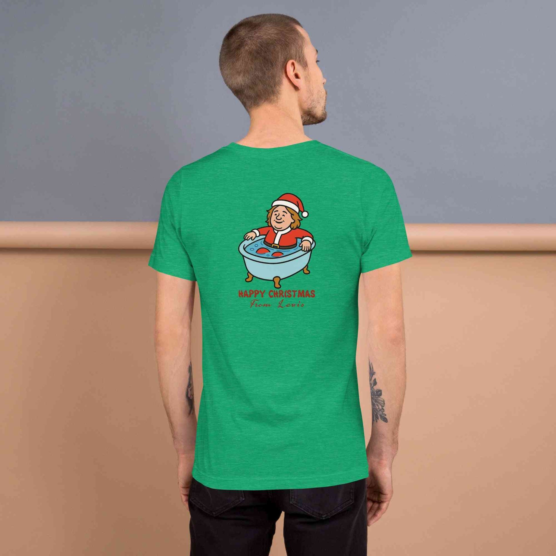 Lewis Capaldi Christmas T-Shirt - Unisex Eco-Friendly Festive Graphic Tee Alcyone213k