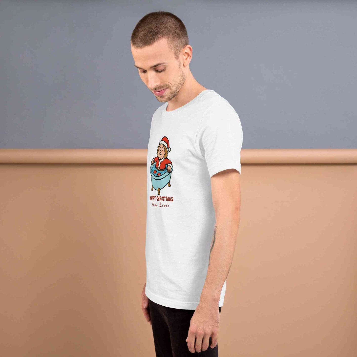 Lewis Capaldi Christmas T-Shirt - Unisex Eco-Friendly Festive Graphic Tee Alcyone213k