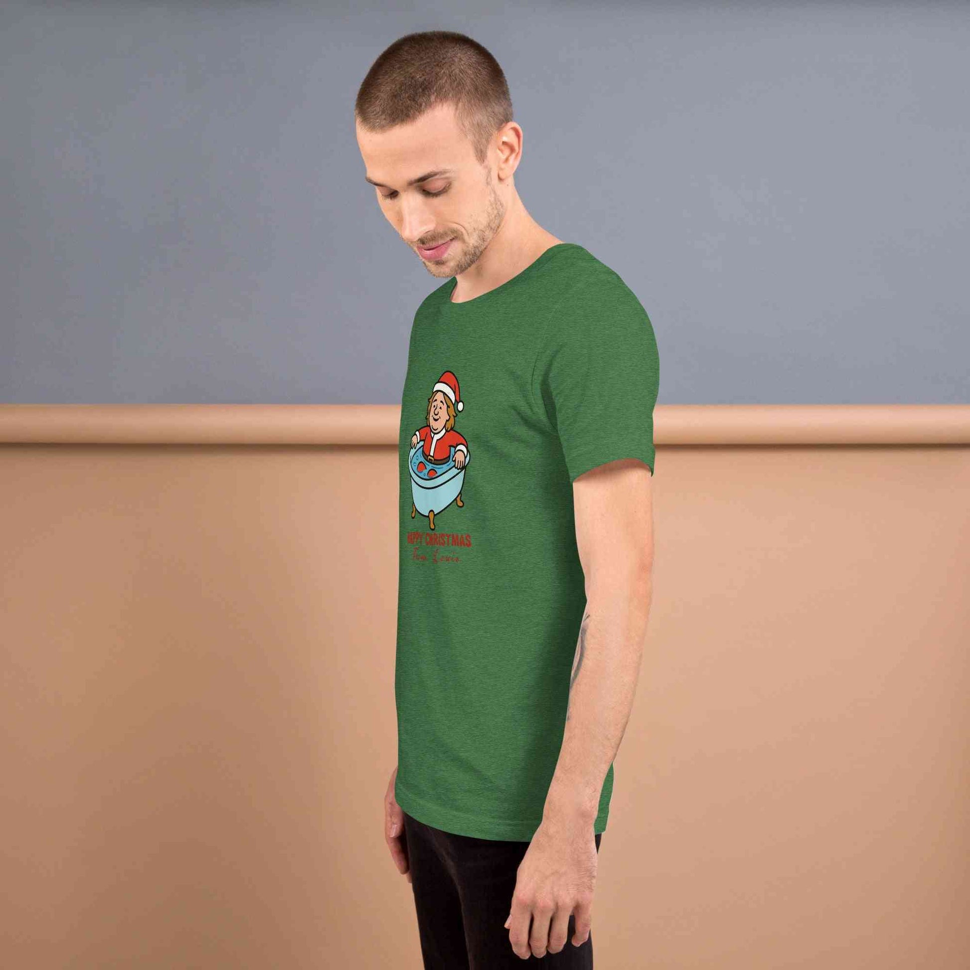 Lewis Capaldi Christmas T-Shirt - Unisex Eco-Friendly Festive Graphic Tee Alcyone213k