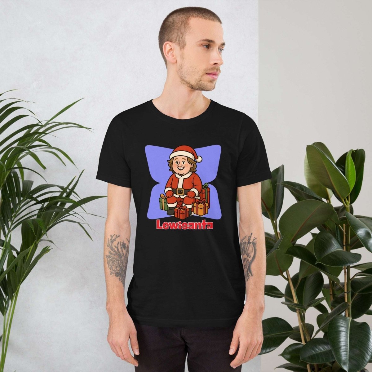 Lewis Capaldi Christmas T-Shirt | Organic Cotton Unisex Festive Tee Alcyone213k