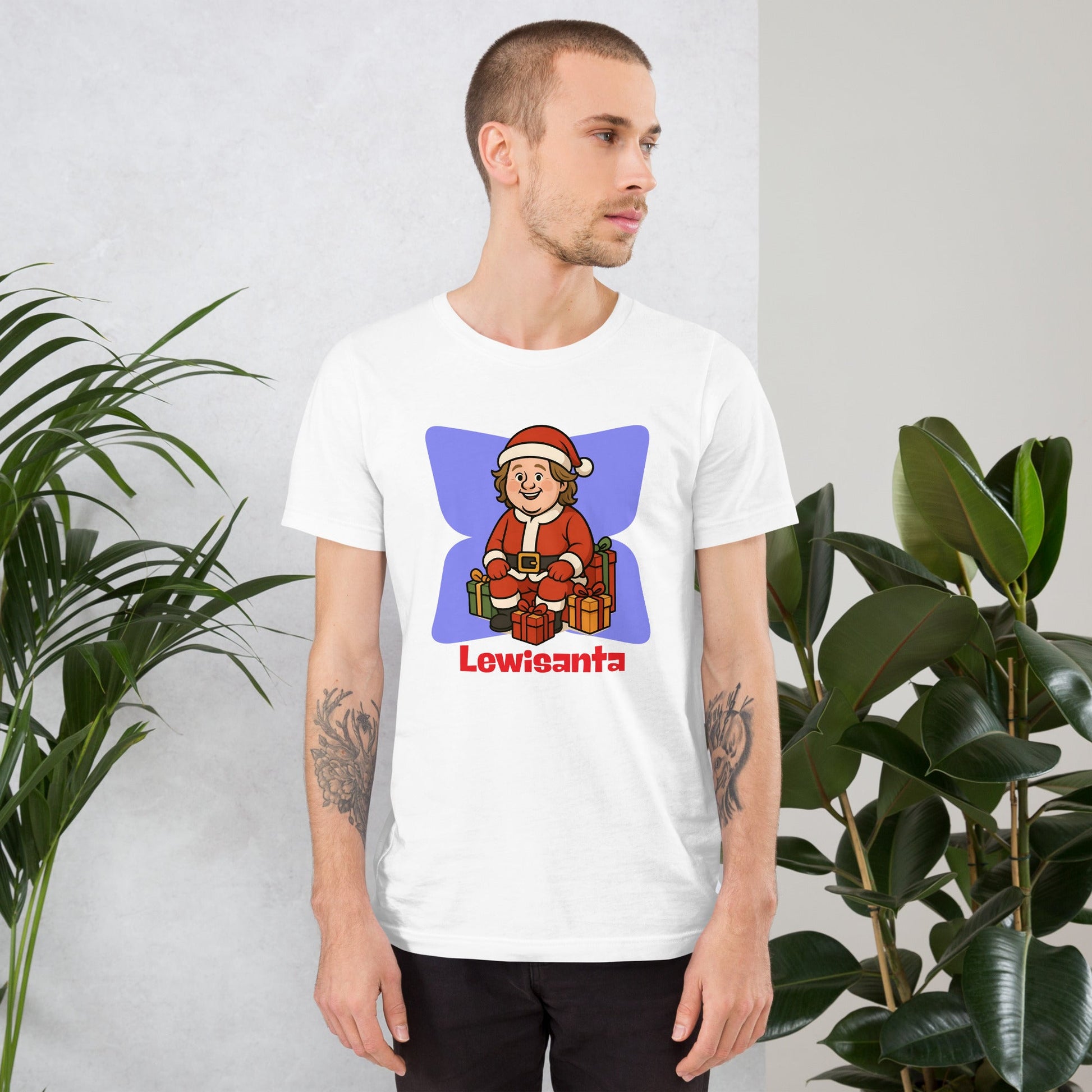 Lewis Capaldi Christmas T-Shirt | Organic Cotton Unisex Festive Tee Alcyone213k
