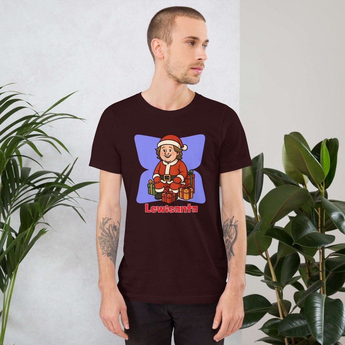 Lewis Capaldi Christmas T-Shirt | Organic Cotton Unisex Festive Tee Alcyone213k