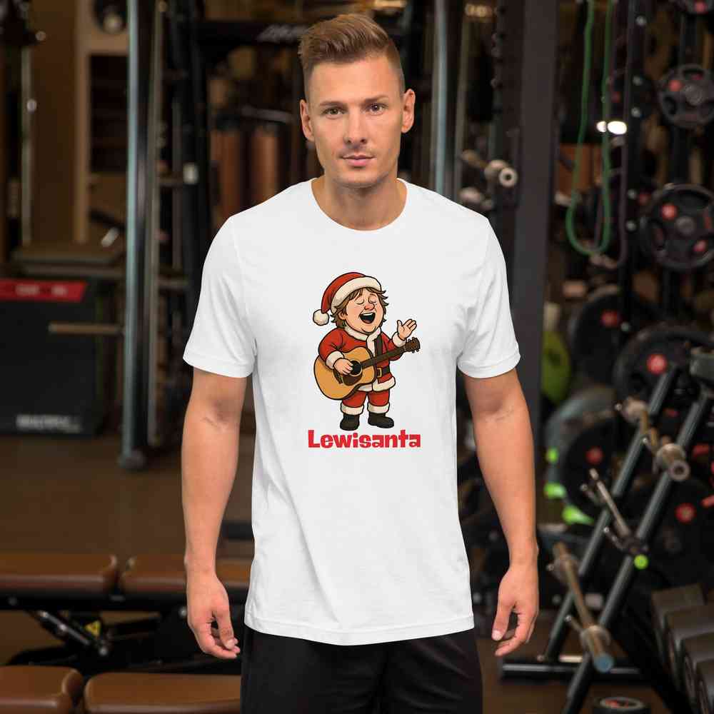 Lewis Capaldi Christmas T-Shirt – Unisex Eco-Friendly Festive Fanwear Alcyone213k