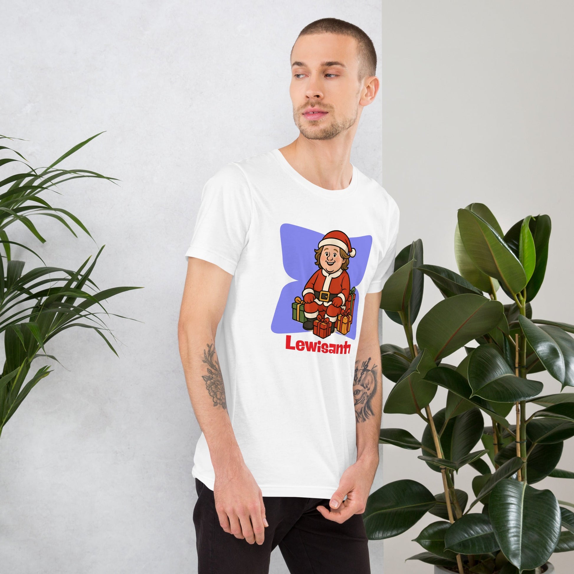 Lewis Capaldi Christmas T-Shirt | Organic Cotton Unisex Festive Tee Alcyone213k