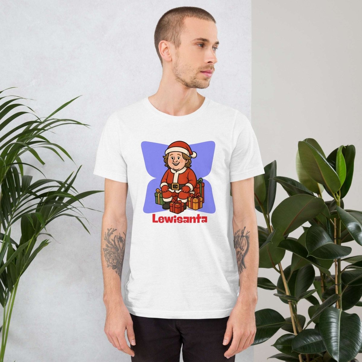 Lewis Capaldi Christmas T-Shirt | Organic Cotton Unisex Festive Tee Alcyone213k