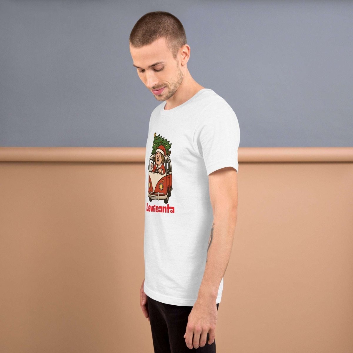 Lewis Capaldi Christmas T-Shirt | Unisex Black Sustainable Tee Alcyone213k