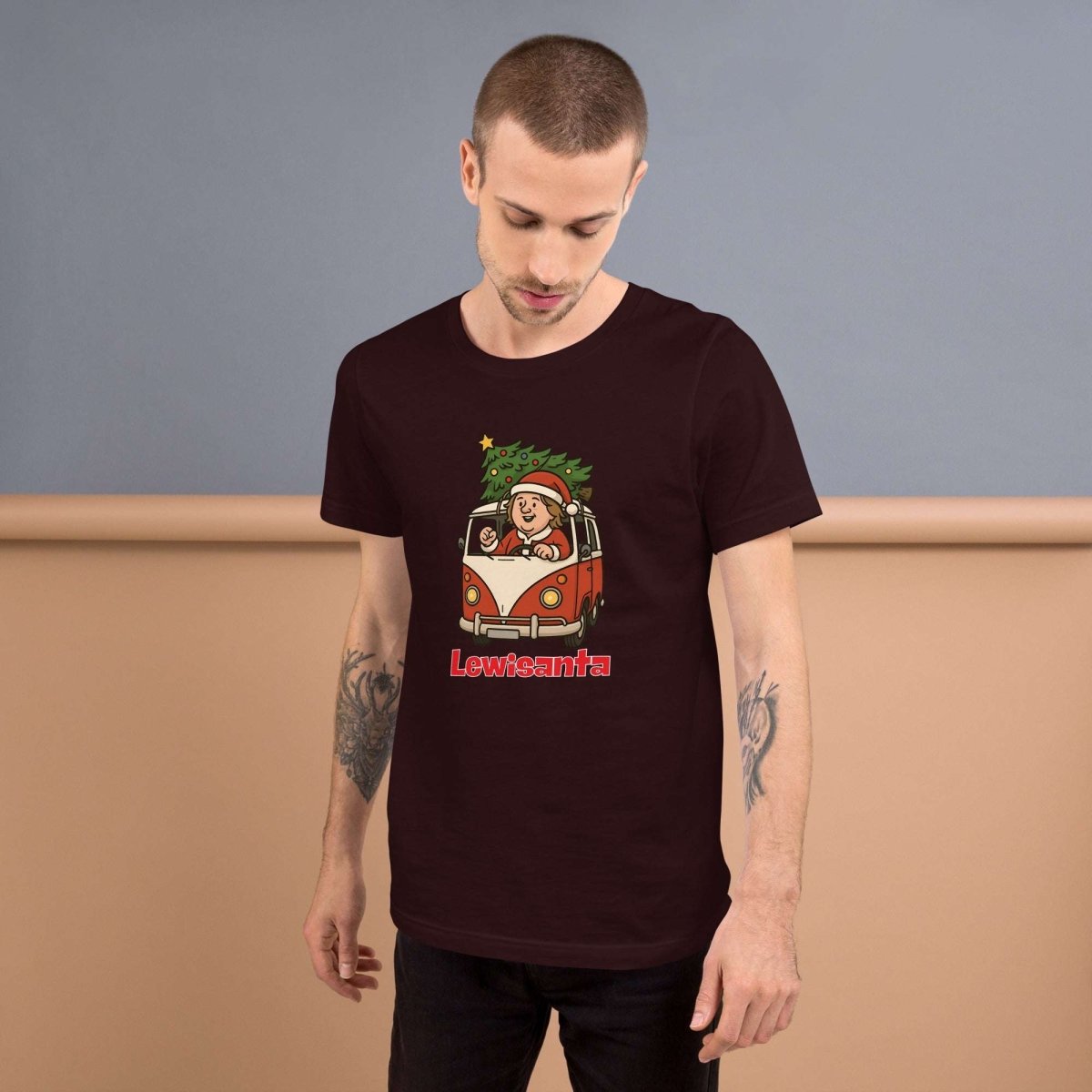 Lewis Capaldi Christmas T-Shirt | Unisex Black Sustainable Tee Alcyone213k