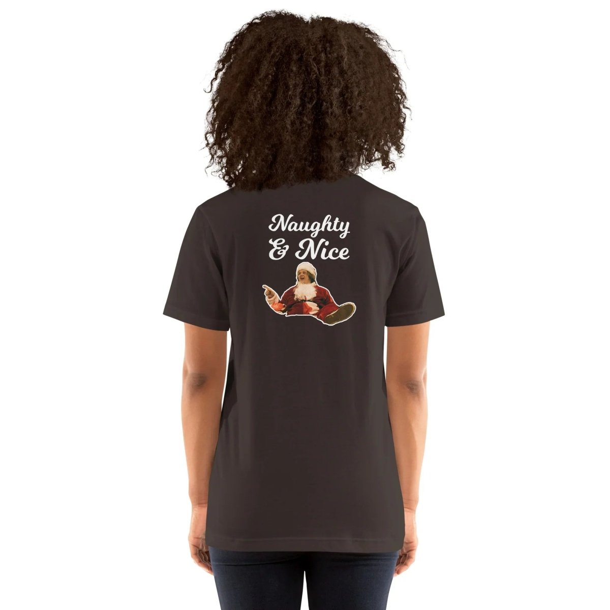 Lewis Capaldi Christmas T-Shirt | Naughty & Nice Unisex Eco-Friendly Tee Alcyone213k