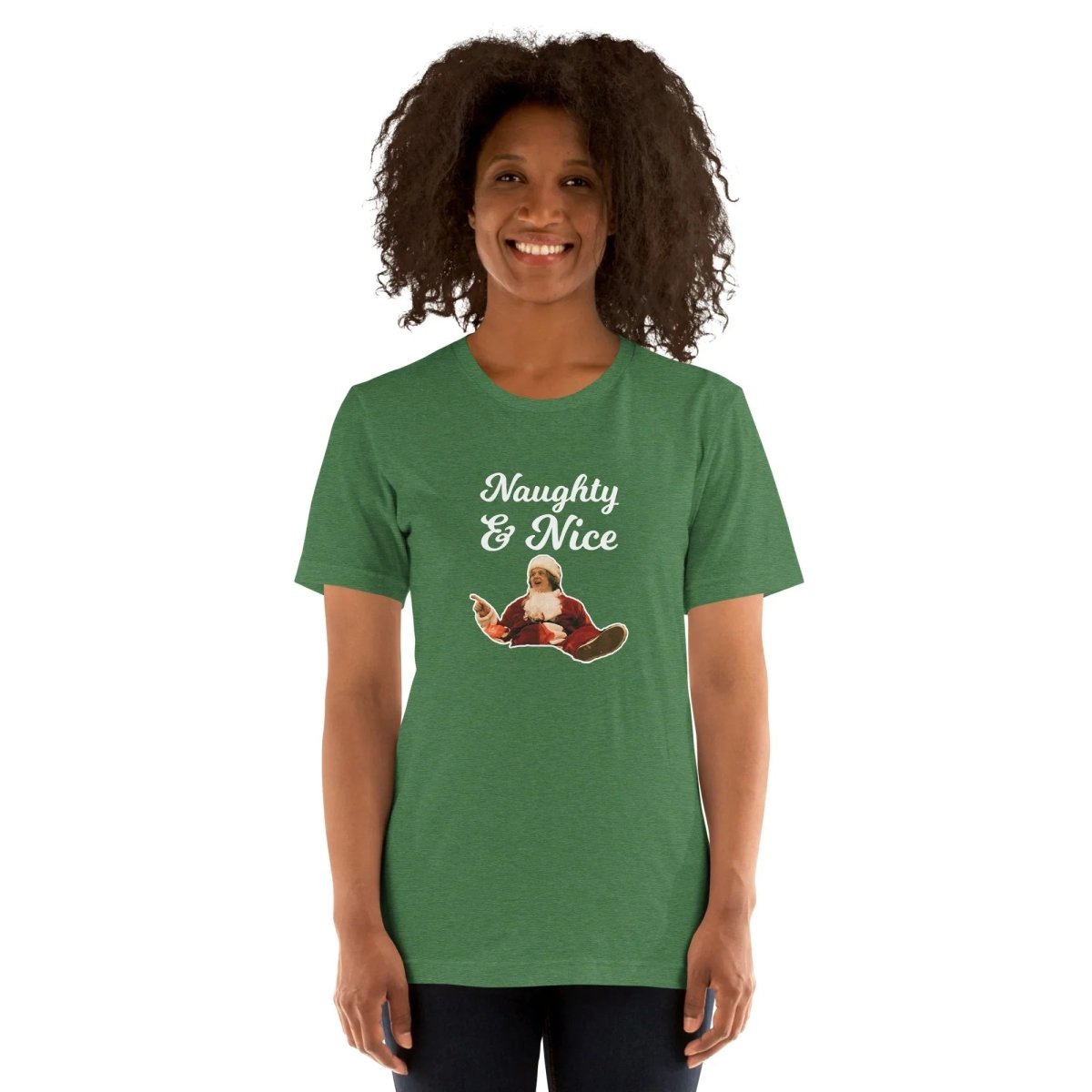 Lewis Capaldi Christmas T-Shirt | Naughty & Nice Unisex Eco-Friendly Tee Alcyone213k