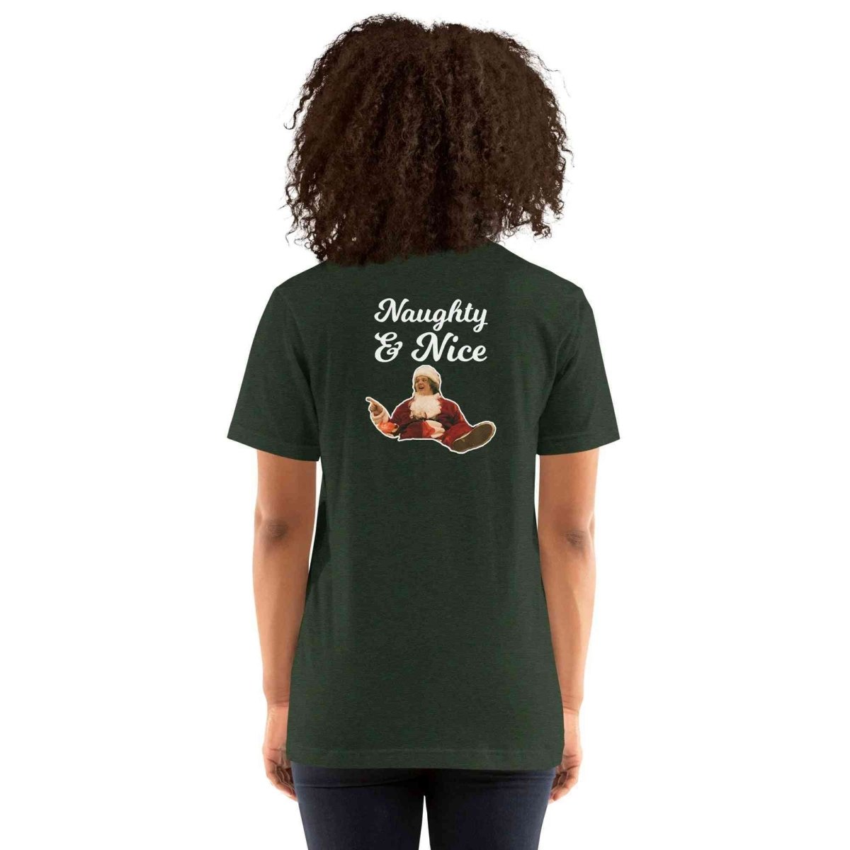 Lewis Capaldi Christmas T-Shirt | Naughty & Nice Unisex Eco-Friendly Tee Alcyone213k