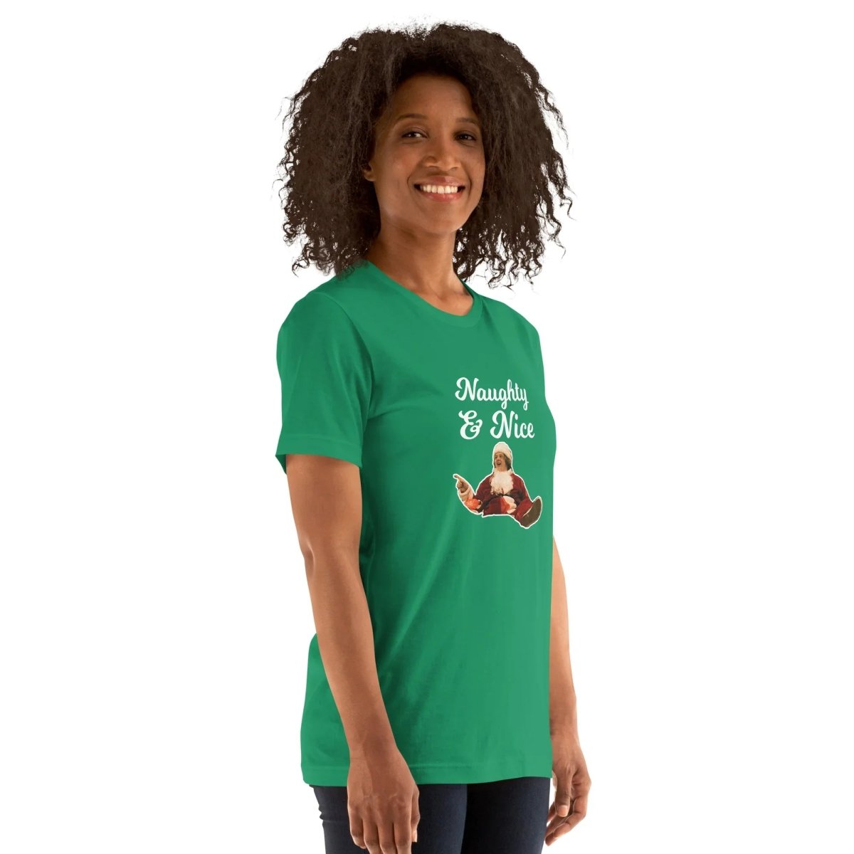 Lewis Capaldi Christmas T-Shirt | Naughty & Nice Unisex Eco-Friendly Tee Alcyone213k