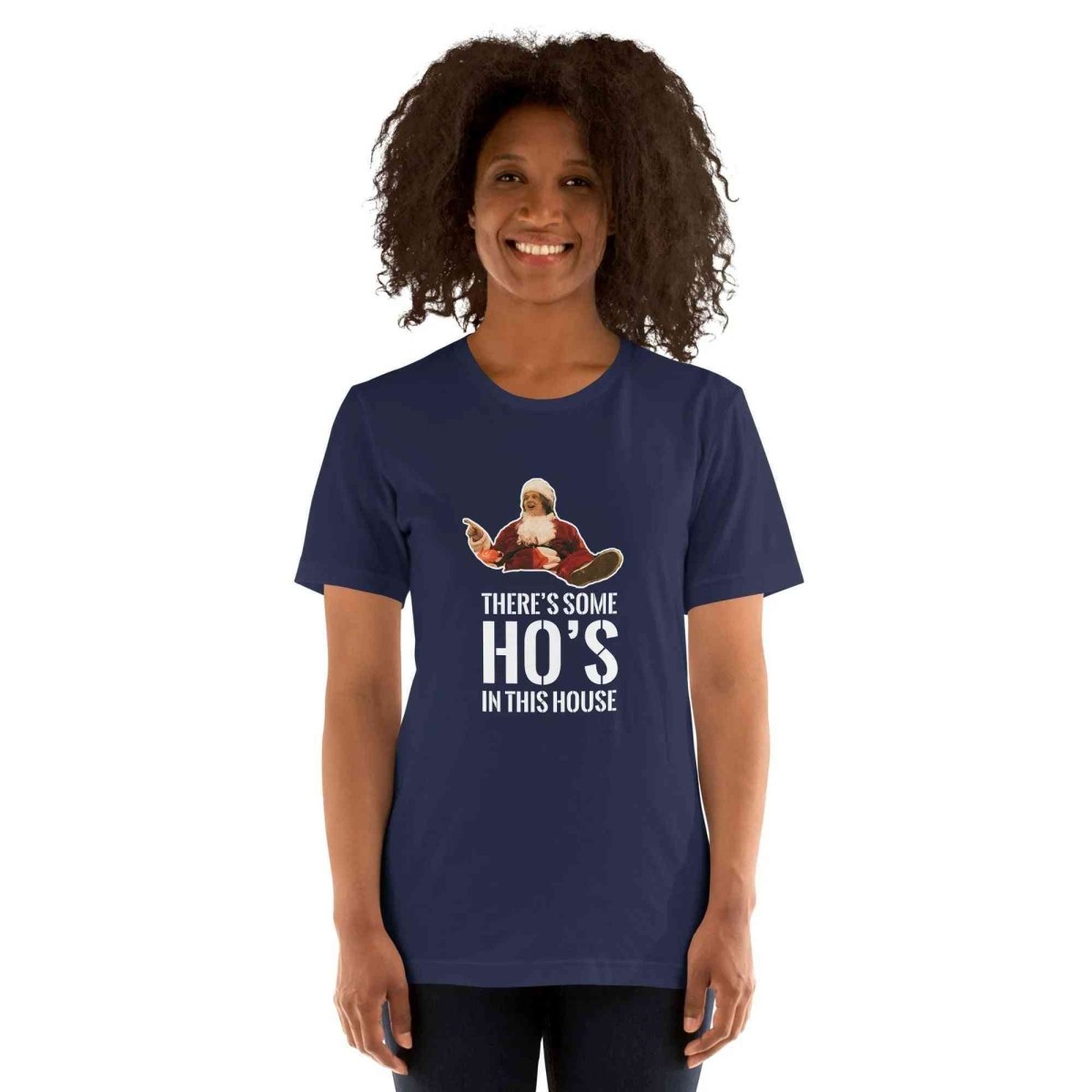 Lewis Capaldi Christmas T-Shirt | Unisex "There's Some Ho's In This House" Cotton Tee Alcyone213k