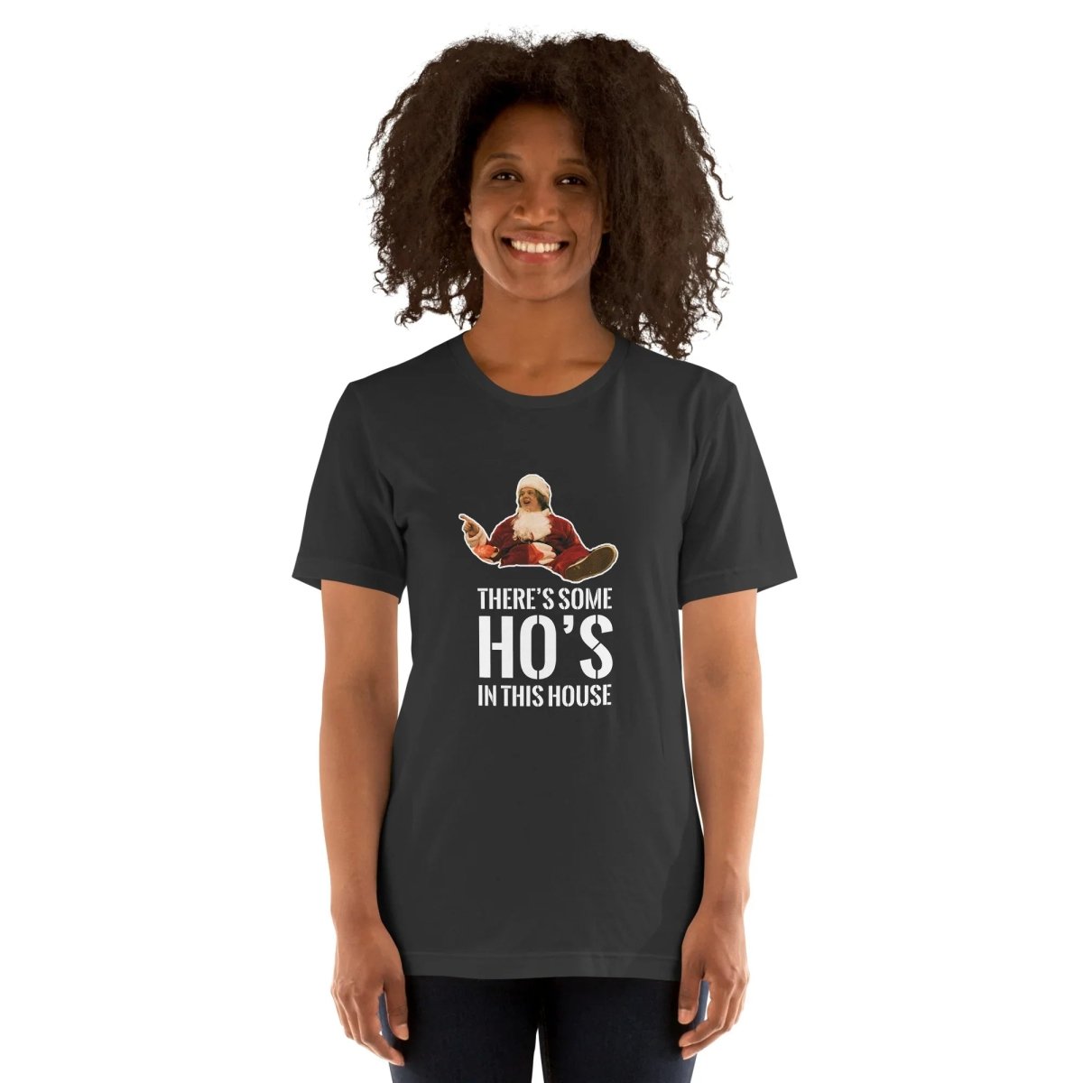 Lewis Capaldi Christmas T-Shirt | Unisex "There's Some Ho's In This House" Cotton Tee Alcyone213k